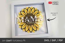 Load image into Gallery viewer, Layered Mandala SVG - Sunflower