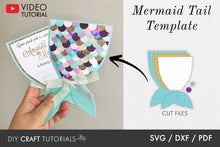 Load image into Gallery viewer, Mermaid Tail Template