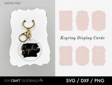 Load image into Gallery viewer, Keychain Display Card SVG Bundle