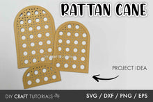 Load image into Gallery viewer, 5 Rattan Cane Seamless Patterns