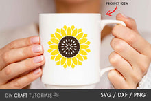 Load image into Gallery viewer, Sunflower SVG