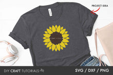 Load image into Gallery viewer, Sunflower SVG