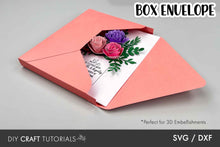 Load image into Gallery viewer, Square Box Envelope SVG
