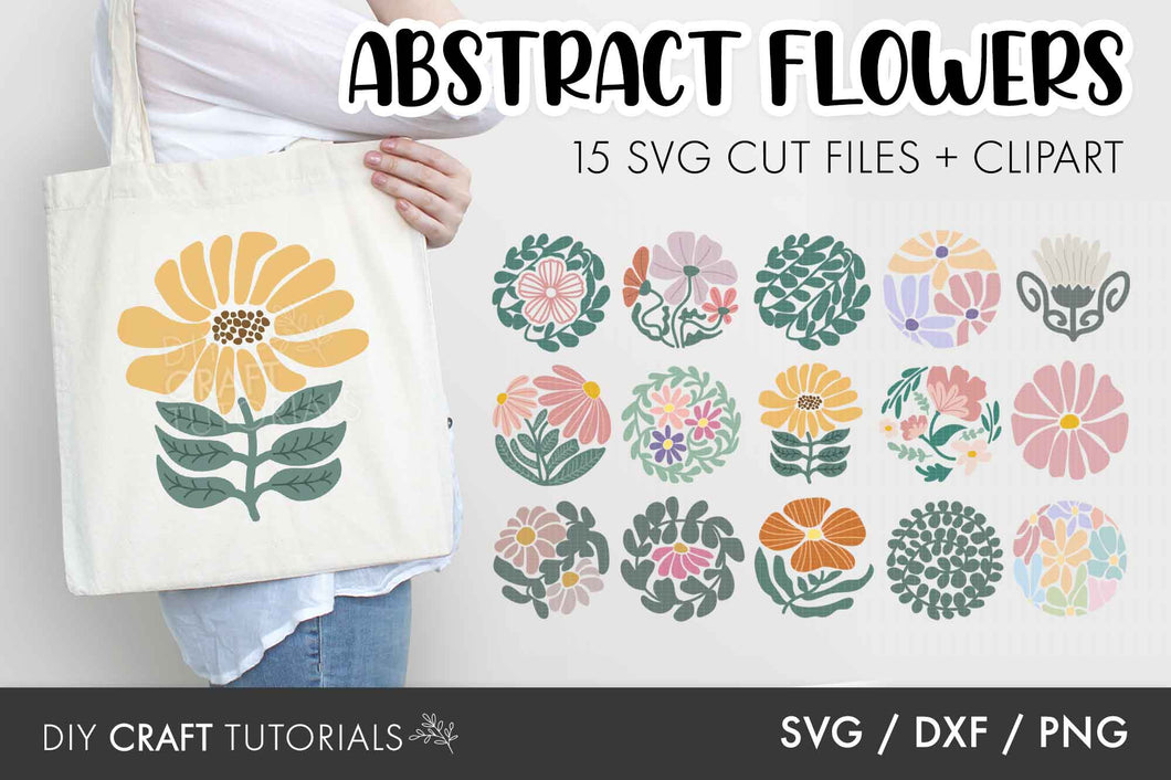 Abstract Flower SVG