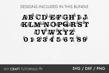 Load image into Gallery viewer, Butterfly Alphabet SVG
