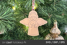 Load image into Gallery viewer, Angel Ornament SVG
