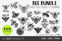 Load image into Gallery viewer, Bee SVG
