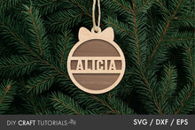 Load image into Gallery viewer, Name Ornament SVG
