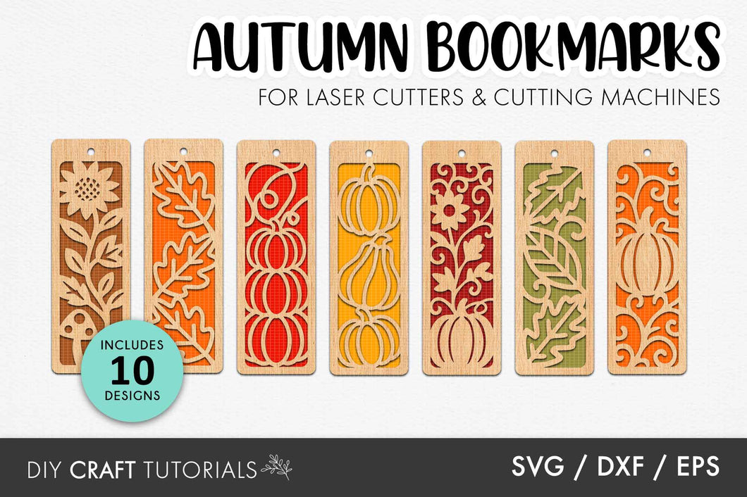 Fall Bookmark SVG