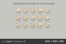 Load image into Gallery viewer, Ribbon Bow Ornament SVG
