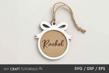 Load image into Gallery viewer, Ribbon Bow Ornament SVG
