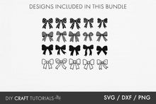 Load image into Gallery viewer, Ribbon Bow SVG
