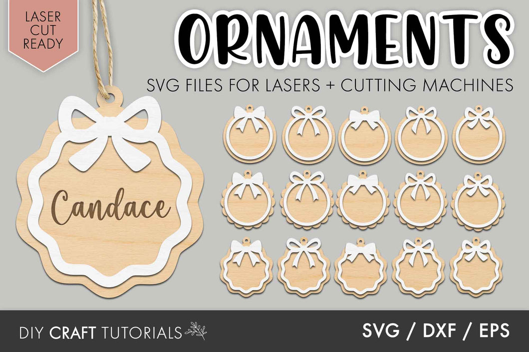 Bow Ornament SVG