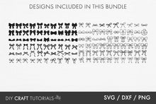 Load image into Gallery viewer, Ribbon Bow Silhouette SVG
