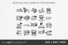 Load image into Gallery viewer, Butterfly Quote SVG Bundle
