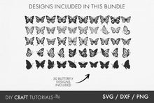Load image into Gallery viewer, Butterfly Silhouette SVG

