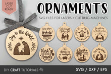 Load image into Gallery viewer, Nativity Ornament SVG
