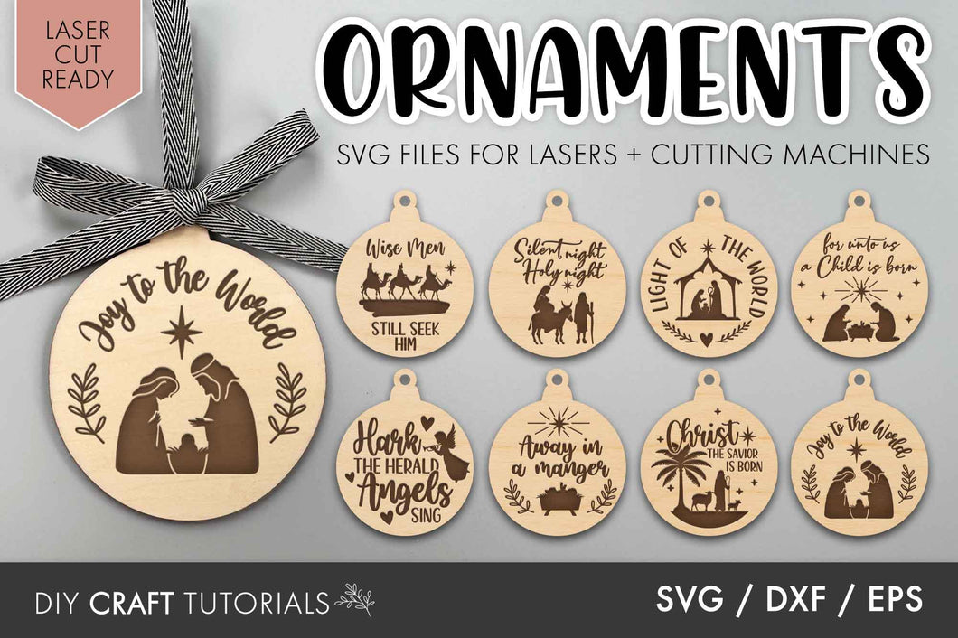 Nativity Ornament SVG