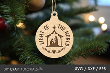 Load image into Gallery viewer, Nativity Ornament SVG
