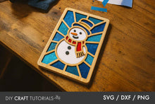 Load image into Gallery viewer, Christmas Stained Glass SVG
