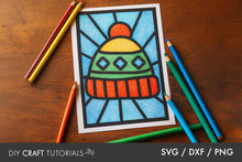 Load image into Gallery viewer, Christmas Stained Glass SVG
