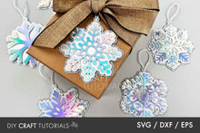 Load image into Gallery viewer, Snowflake SVG
