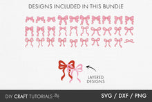 Load image into Gallery viewer, Coquette Bow SVG
