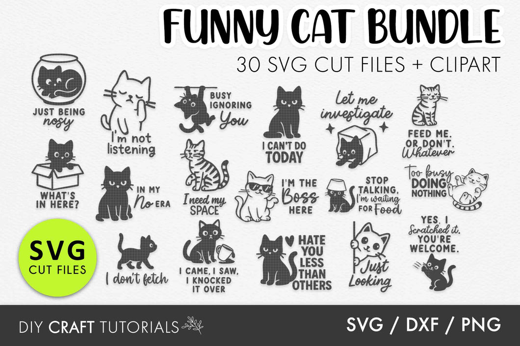 Funny Cat SVG