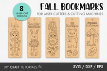 Load image into Gallery viewer, Fall Bookmark SVG
