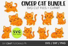 Load image into Gallery viewer, Ginger Cat SVG
