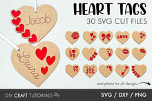 Load image into Gallery viewer, Layered Heart Gift Tags
