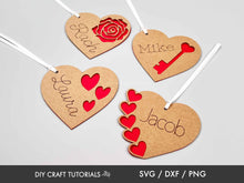 Load image into Gallery viewer, Layered Heart Gift Tags
