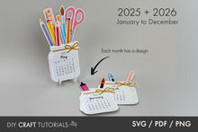 Load image into Gallery viewer, Jar Calendar SVG
