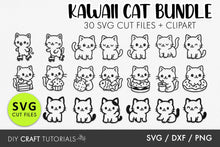 Load image into Gallery viewer, Kawaii Cat SVG
