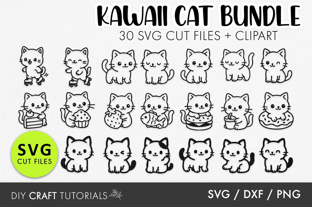 Kawaii Cat SVG