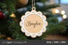 Load image into Gallery viewer, Lace Ornament SVG
