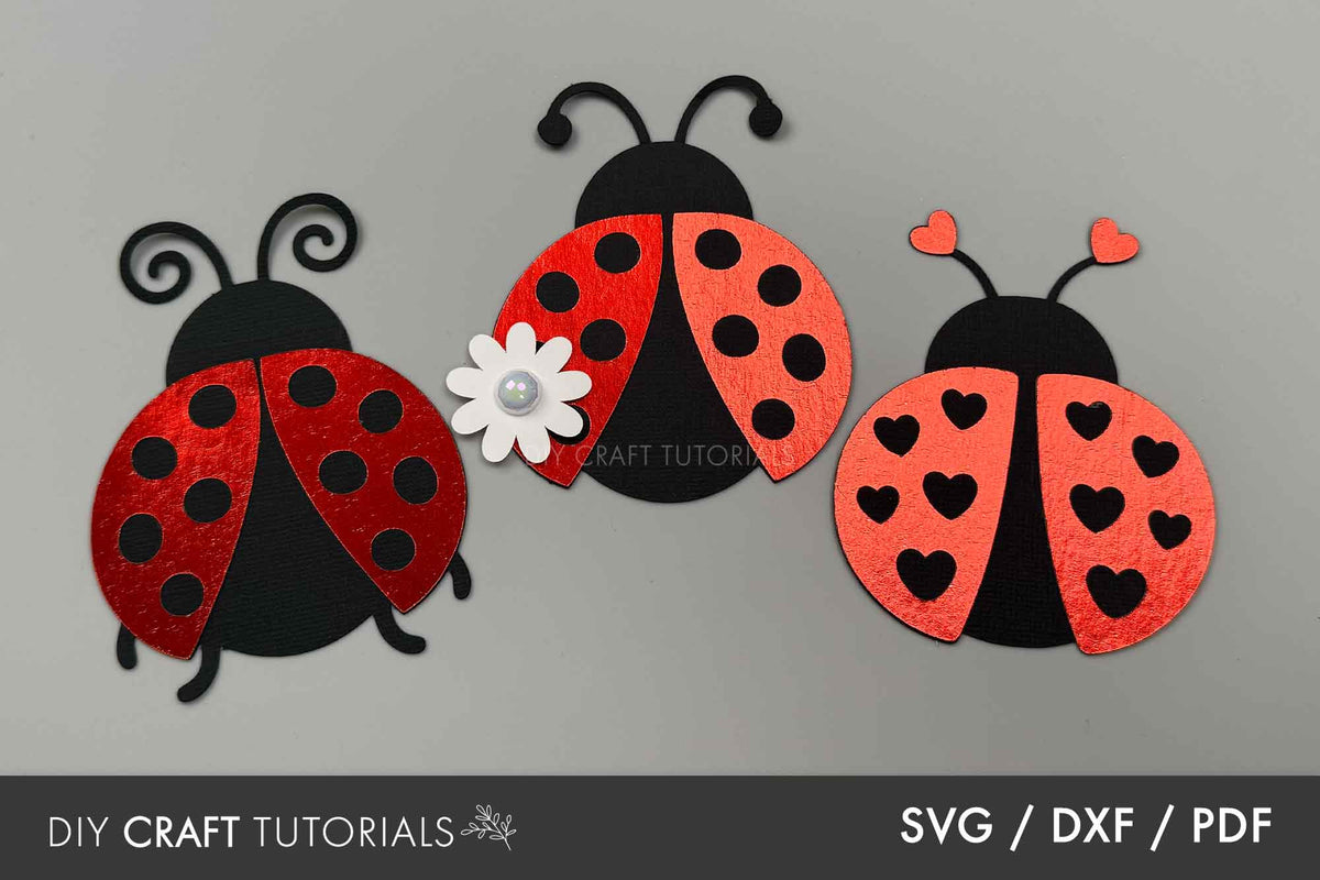 Layered Ladybug SVG – DIY Craft Tutorials