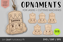 Load image into Gallery viewer, Nutcracker Ornament SVG

