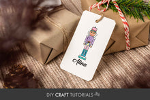 Load image into Gallery viewer, Pastel Christmas Nutcracker SVG
