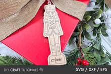 Load image into Gallery viewer, Female Nutcracker Ornament SVG

