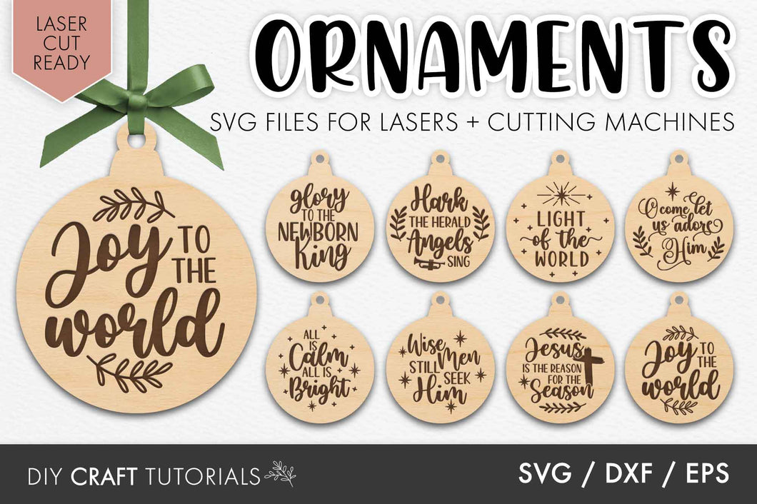 Religious Christmas Ornament SVG