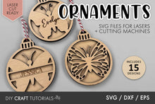 Load image into Gallery viewer, Butterfly Ornament SVG
