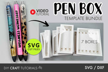 Load image into Gallery viewer, Pen Box SVG Bundle
