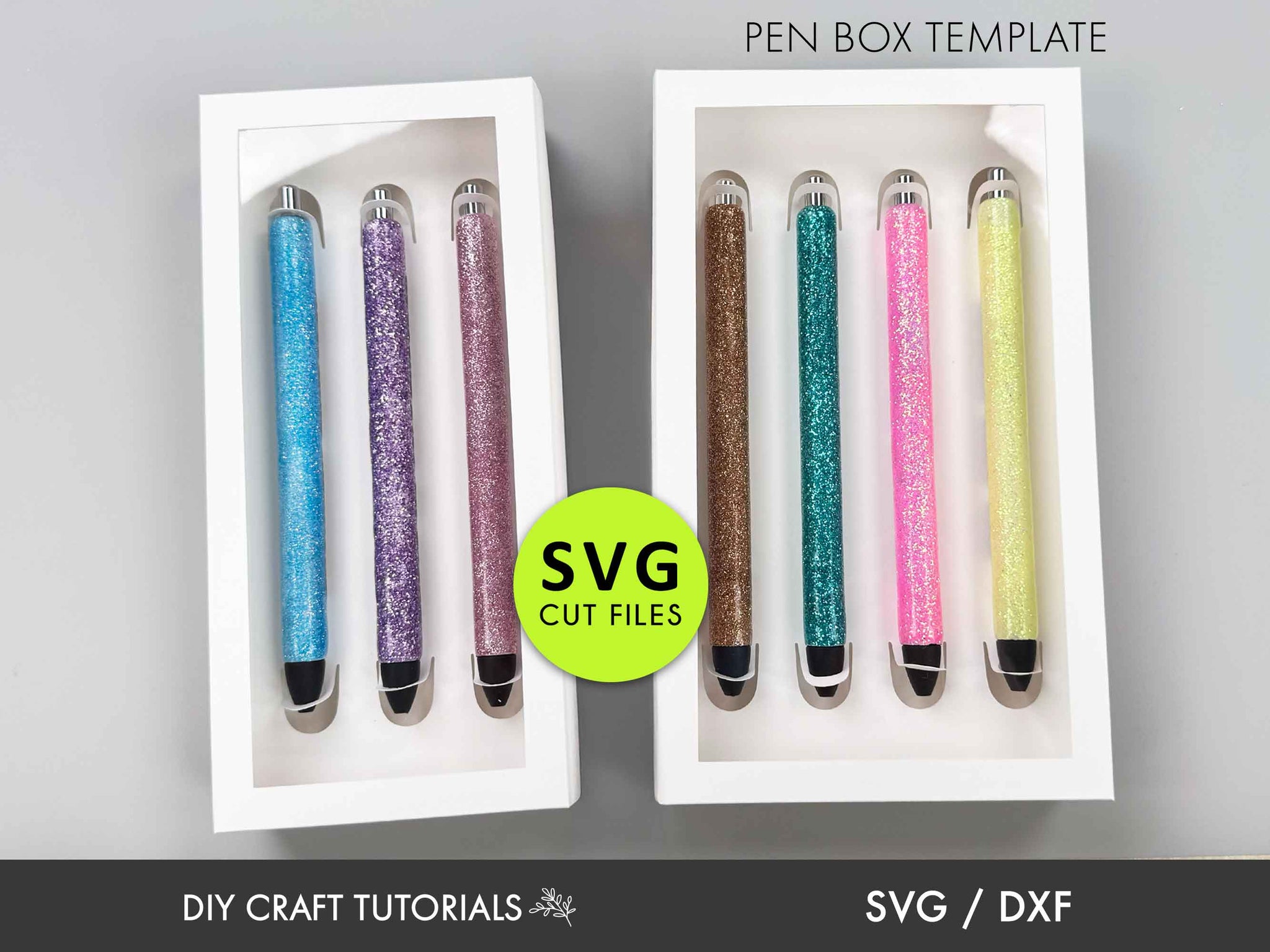 Pen Box Pattern Pen Box SVG Bundle – DIY Craft Tutorials