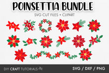 Load image into Gallery viewer, Poinsettia SVG
