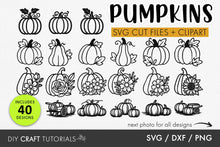 Load image into Gallery viewer, Pumpkin SVG Bundle
