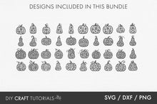 Load image into Gallery viewer, Pumpkin SVG Bundle
