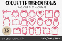 Load image into Gallery viewer, Coquette Bow Frame SVG
