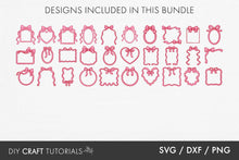 Load image into Gallery viewer, Coquette Bow Frame SVG
