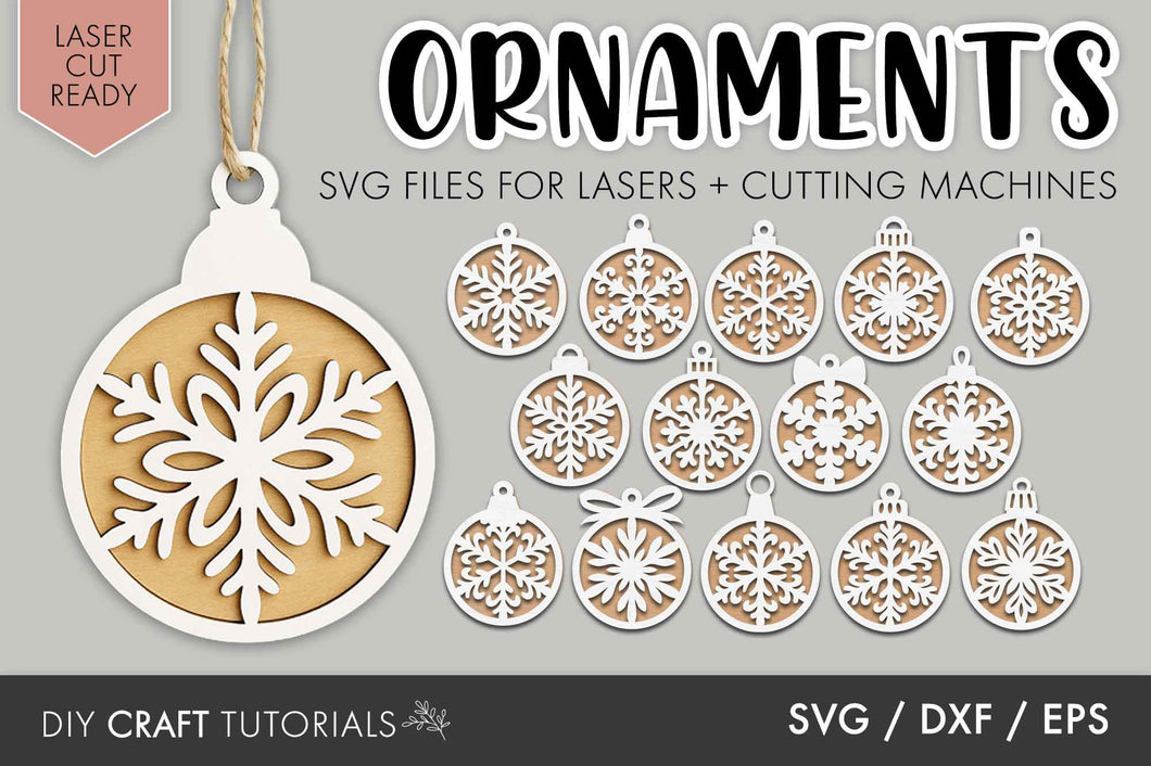 Snowflake Ornament SVG